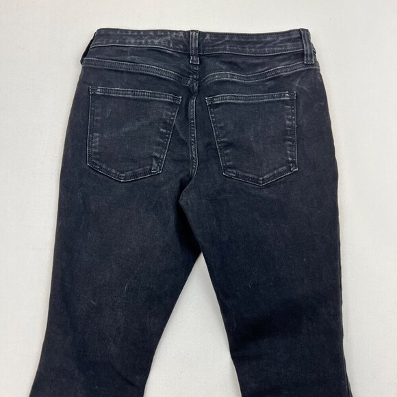 Universal Thread Womens Mid Rise Skinny Jeans Black Distressed Size 2/26S - Picture 6 of 10